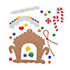 4 3/4" Bulk Gingerbread House Picture Frame Christmas Ornament Craft Kit - Makes 144 Image 1