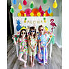 4 3/4" x 4 3/4" Kids Hibiscus Patterned Plastic Sunglasses - 12 Pc. Image 2