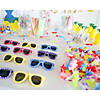 4 3/4" x 4 3/4" Kids Hibiscus Patterned Plastic Sunglasses - 12 Pc. Image 3