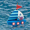 4 3/4&quot; x 5 3/4&quot; Floating Sailboat Foam Craft Kits - Makes 12 Image 3