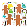 4 3/4" x 6 1/2" Silly Gingerbread Magnet Craft Kit - Makes 12 Image 1