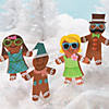 4 3/4" x 6 1/2" Silly Gingerbread Magnet Craft Kit - Makes 12 Image 3