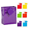 4 3/8" x 5 1/2" Small Neon Gift Bags - 12 Pc. Image 1