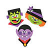 4" - 4 3/4" Halloween Character Face Magnet Craft Kit - Makes 12 Image 1