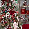 4.5" Gingerbread Snowflake Wreath Christmas Ornament Image 2