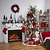 4.5" Gingerbread Snowflake Wreath Christmas Ornament Image 3