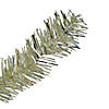 4.5' Metallic Platinum Artificial Tinsel Christmas Tree - Unlit Image 1