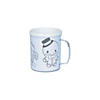 4" 8 oz. Color Your Own Gingerbread Reusable BPA-Free Plastic Mugs - 12 Ct. Image 1