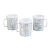 4" 8 oz. Color Your Own Spookley the Square Pumpkin&#8482; BPA-Free Plastic Mugs - 12 Pc. Image 1