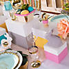 4&quot; - 8&quot; White Square Buffet Risers Tabletop Decoration Set - 3 Pc. Image 2