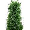 4' Artificial Boxwood Cone Topiary Tree with Pot  Unlit Image 2