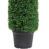 4' Artificial Boxwood Cone Topiary Tree with Pot  Unlit Image 3