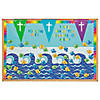 4" Assorted Bright Colors Fish Cardstock Bulletin Board Cutouts - 48 Pc. Image 1