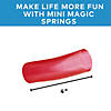 4" Bright Color Extra Long Plastic Magic Springs - 12 Pc. Image 2