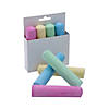 4" Bulk 12 Boxes Jumbo Solid Color Sidewalk Chalk - 4 Colors Per Box Image 1