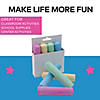 4&quot; Bulk 12 Boxes Jumbo Solid Color Sidewalk Chalk - 4 Colors Per Box Image 2