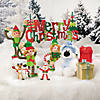 4" Bulk 144 Pc. Santa Claus, Reindeer & Snowman Vinyl Bendables Image 1