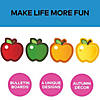 4" Bulk 72 Pc. Apple Bulletin Board Cardstock Cutouts Classroom Decorations Image 1