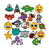4" Bulk 96 Pc. Classic Everyday Fun Plastic Suncatcher Assortment Image 1