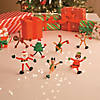 4" Christmas Elf Green & Red Vinyl Bendables - 24 Pc. Image 3