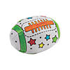 4&quot; Color Your Own Father&amp;#8217;s Day #1 Dad Footballs - 12 Pc. Image 1