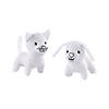 4" Color Your Own Stuffed Dog & Cat Plush Toys - 12 Pc. Image 1