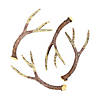 4&#8221; Deer Antler Resin Table Tosser Decorations - 12 Pc. Image 1