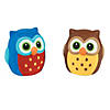 4" DIY Ceramic Super Cute Owl Bank Coloring Crafts - 12 Pcs. Image 1
