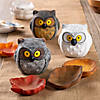 4" DIY Ceramic Super Cute Owl Bank Coloring Crafts - 12 Pcs. Image 3