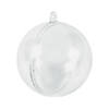 4" DIY Large Clear Christmas Ball Ornaments - 6 Pc. Image 1