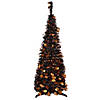 4' Fall Harvest Pop Up Artificial Thanksgiving Tree with Pumpkins Image 1