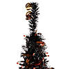 4' Fall Harvest Pop Up Artificial Thanksgiving Tree with Pumpkins Image 3
