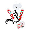 4" Flashlight on a Rope Valentine Exchanges with Card for 12 Image 1