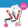 4" Flashlight on a Rope Valentine Exchanges with Card for 12 Image 1
