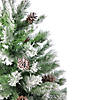 4' Flocked Angel Pine Artificial Christmas Tree - Unlit Image 2