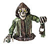 4 Ft. 10" Animated Light-Up Corroded Skeleton Reaper Image 1