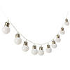 4 Ft. 11" White &amp; Silver Lightbulb String Lights Image 1