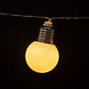 4 Ft. 11" White &amp; Silver Lightbulb String Lights Image 1