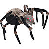 4 Ft. 5" Deluxe Light-Up Furry Spider Hanging Halloween Decoration Image 2