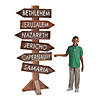 4 Ft. 6" Biblical Cities Directional Sign Cardboard Stand-Up Image 1