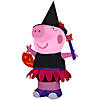 4 Ft. Airblown<sup>&#174;</sup> Blowup Inflatable Peppa Pig As Witch Halloween Outdoor Yard Decoration Image 1