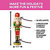4 Ft. Light-Up Nutcracker with Drumsticks Christmas Decoration Image 2