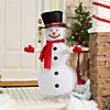 4 ft. Light-Up Snowman Collapsible Outdoor Christmas Decoration Image 1