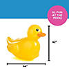 4 Ft. x 44" Jumbo Inflatable Classic Yellow Vinyl Duck Image 2