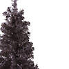 4' Holographic Brown Slim Artificial Tinsel Christmas Tree - Unlit Image 1