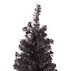 4' Holographic Brown Slim Artificial Tinsel Christmas Tree - Unlit Image 2