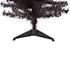 4' Holographic Brown Slim Artificial Tinsel Christmas Tree - Unlit Image 3