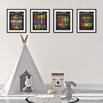 4 Kindness &amp; Learning Quotes 8.5x11in Image 1