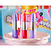 4" Lipstick Container-Shaped Purple, Pink & Red Plastic Pens - 12 Pc. Image 1