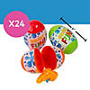 4" Mini Neon Squirt Gun-Filled Plastic Easter Eggs - 24 Pc. Image 3